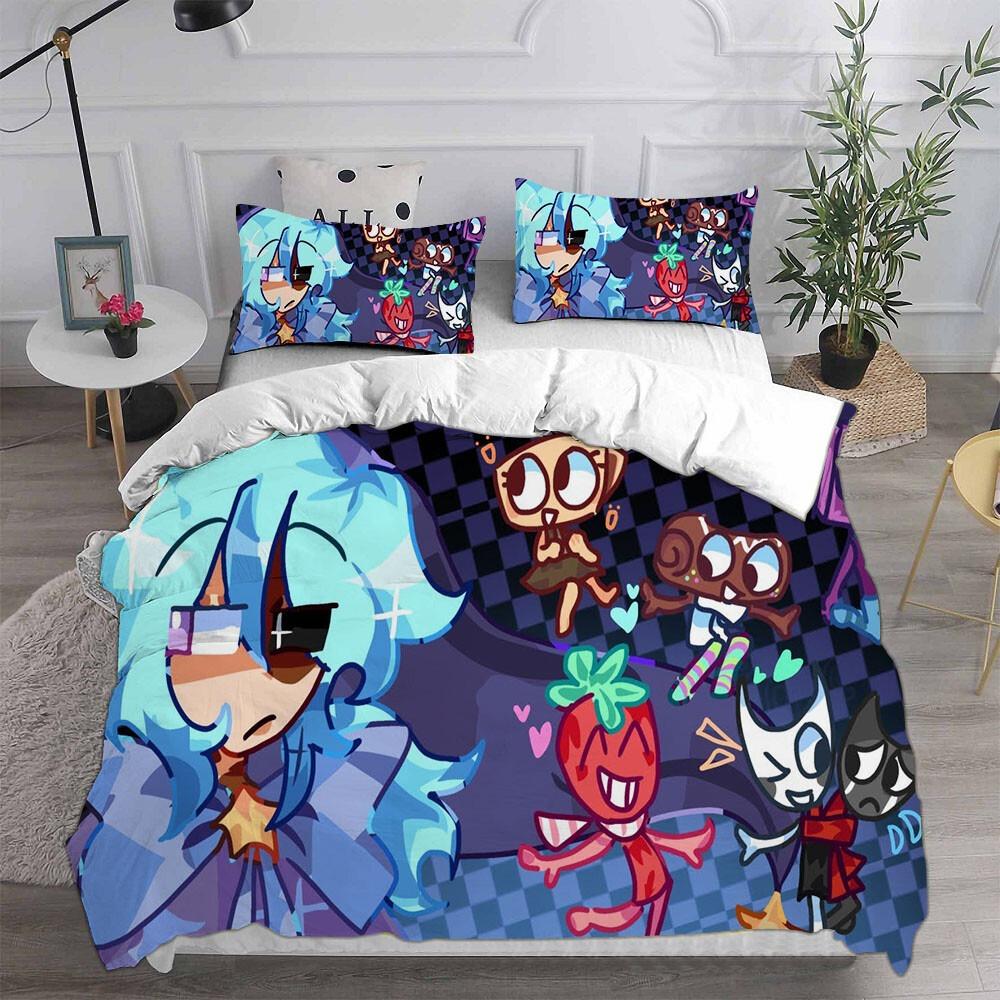 Dandy's World Duvet Cover Pillowcase Bedding Set Adult Boy Girl Bedroom Decoration Children Gift Single Double Size