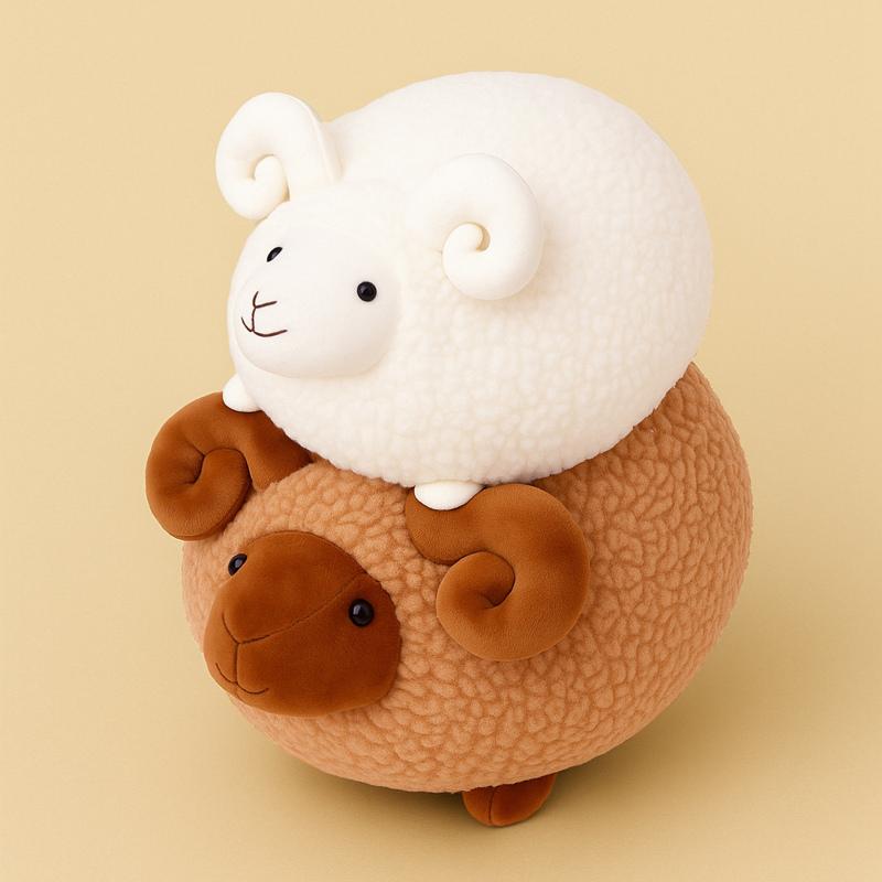 30Cm Chubby Fat Sheep Plush Stuffed Soft Throw Pillow Comfortable Huggable Doll Birthday Gifts