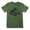 Jurassic Park Unisex Adult Monochrome T-Shirt