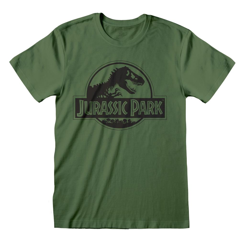Jurassic Park Unisex Adult Monochrome T-Shirt