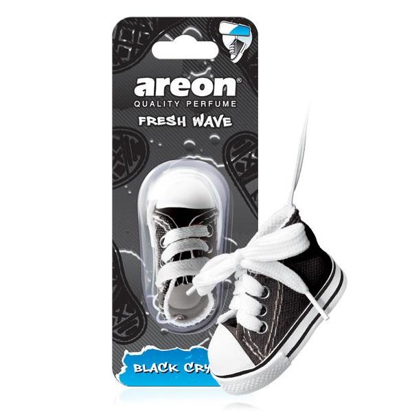 Areon Elite Black Crystal Aroma Car Air Freshener - Single Piece