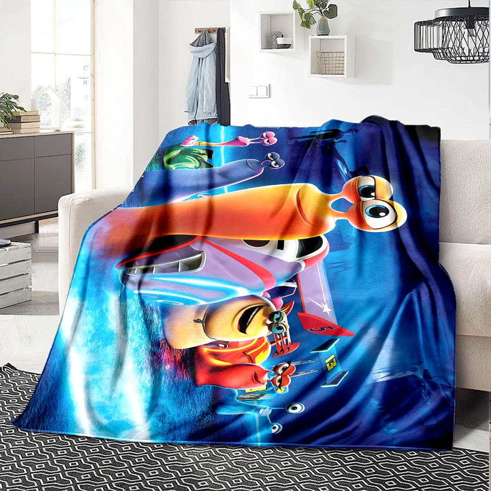 1pc TURBO3 Blanket, Gift, for Men and Women, Soft Blanket, Good for Sofa Bed Couch Travel, Lightweight Flannel Blanket