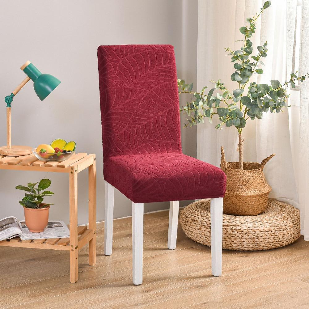 Вязаные водонепроницаемые жаккардовые чехлы на стулья эластичные чехлы на диван для отеля дома утолщенные однотонные