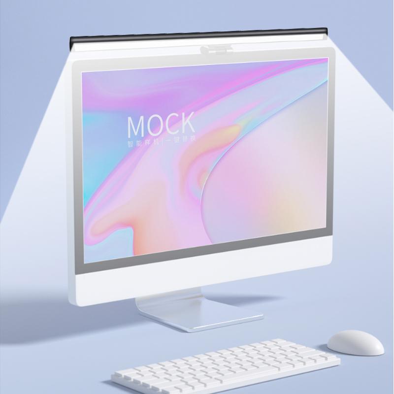 USB светодиодная лампа для экрана, 3-ступенчатая регулируемая лампа для монитора с защитой глаз и защитой от синего света, для изогнутого ПК, ноутбука, настольная лампа для общежития