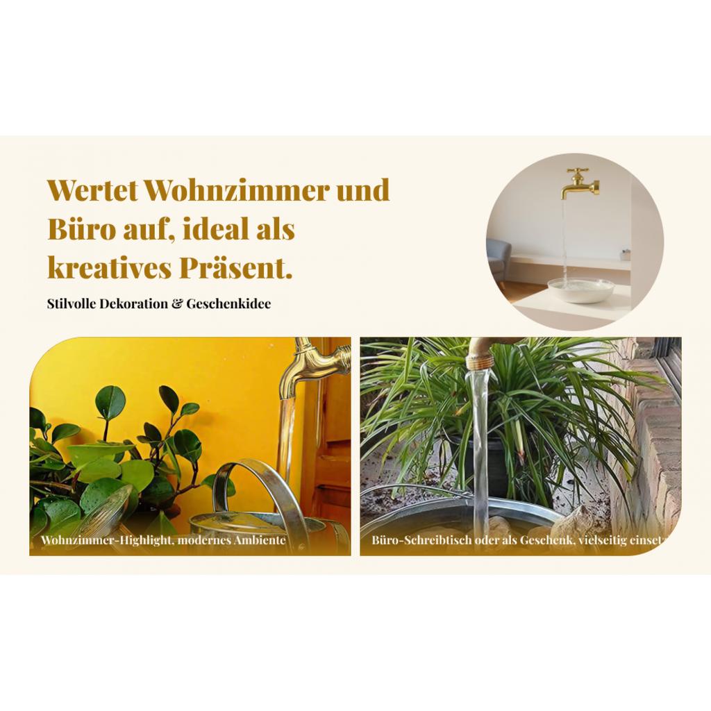 Невидимая Текущая Лейка Фонтан для Полива Домашний USB Плавающий Кран Водяной Фонтан для Бассейнов Фермерского Дома Веранды Прудов Двора