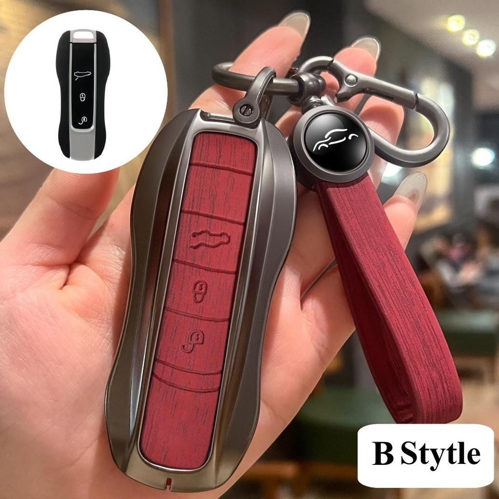 Для Porsche Panamera Cayenne Cayman Macan Boxster 911 9ya 971 Shell Protection Fashion Metal Remote Car Key Case Cover