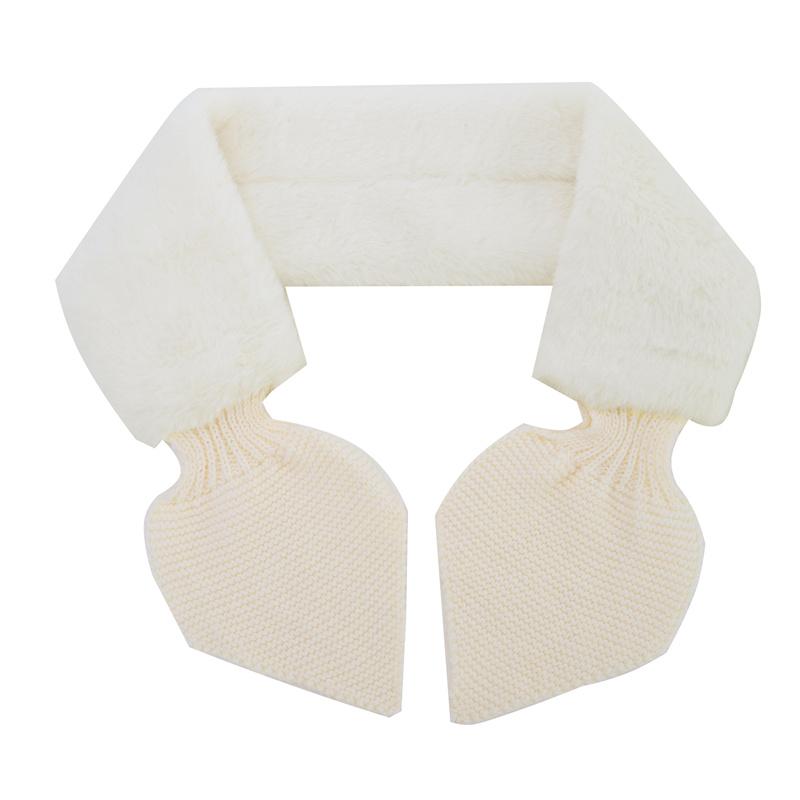 Women Scarves Girls Ladies Autumn Winter Knitted Scarf Sweet Cute Comfortable Warm Female Cross Straps Shawl Soft Neck Scarf