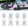 2026 Y70 Мотоциклетная Bluetooth-гарнитура для шлема Наушники Цветные огни IPX6 Водонепроницаемая Поддержка двойного подключения к 2 телефонам