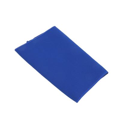 Компрессионный рукав для голени, удобные компрессионные носки без стопы, бандаж для ног для мужчин и женщин, синий