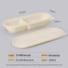 Экологически чистый одноразовый ланч-бокс из кукурузного крахмала