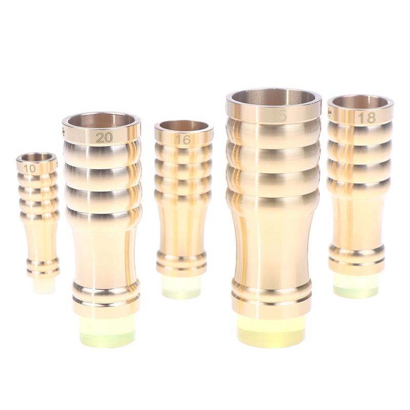1 шт. 10/16/18/20/25 Латунный наконечник для трости с противоскользящей резиновой накладкой для треккинговой палки, ножки стула, замена ножек