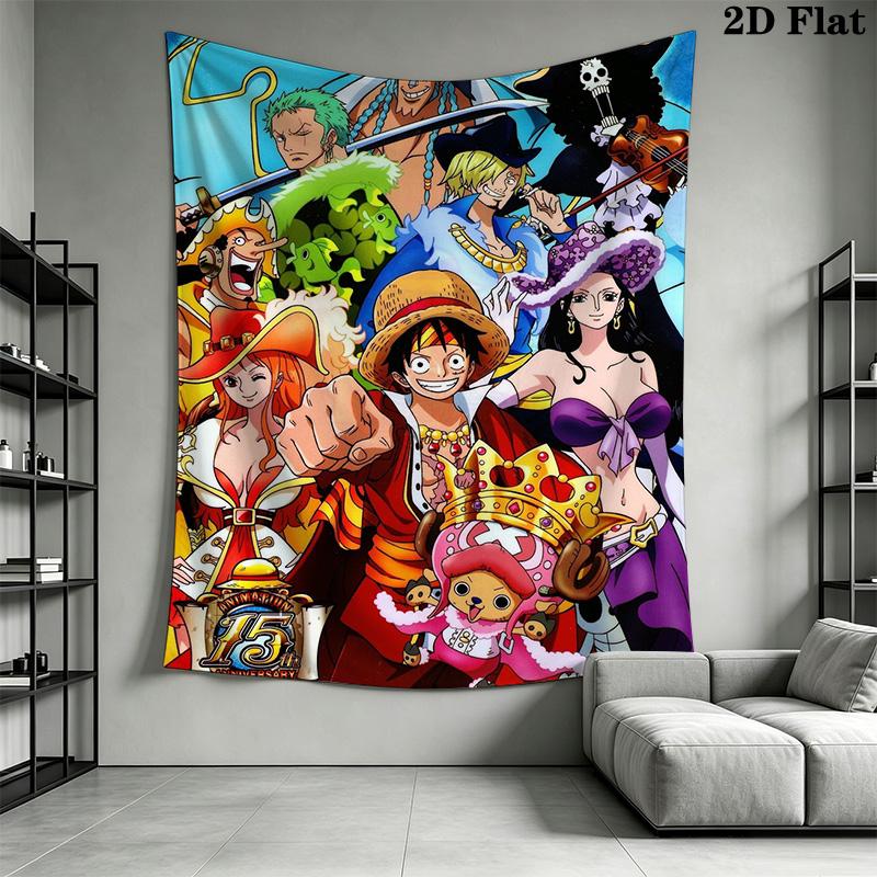 One Piece Tapestry Wall Tapestry Background Cloth Fashion Print Work Of Art Wall Decoration Soft