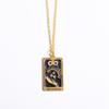 Women's Jewelry Straps Tarot Square Necklace Female Ins Jewelry Ladies