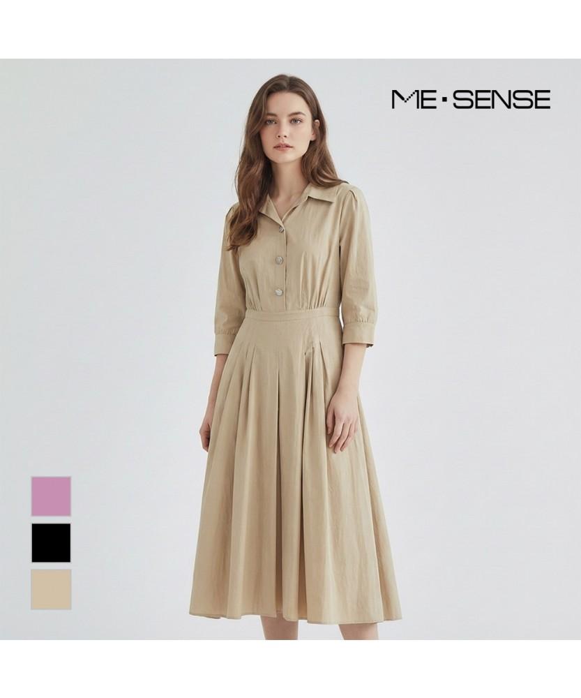 Платье-рубашка MESENSE с поясом_Mb43Opm184A