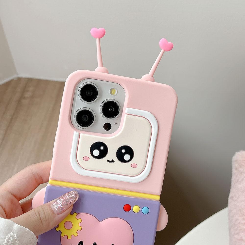 Kawaii 3D мультфильм силиконовый чехол для телефона Xiaomi 13 14 15 Redmi K60 K70 K80 Pro милый анти-падение мягкий силиконовый чехол для Huawei Nova13 Nova12 Honor подарок