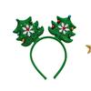 Hair Hoop Christmas Headband Party Props Xmas Tree Headwear Gift Decorative Headdress  Xmas Party