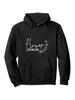 Floral Dealer Graphic Hoodie - Black Pullover Hooded Sweatshirt