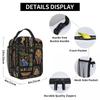 Egyptian Hieroglyphs And Deities Thermal Insulated Lunch Bags Ancient Egypt Portable Lunch Container Thermal Cooler Food Box