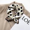Fashion 100% Real Silk Scarf 53cm Square Bandelet Women's Silk Temperament Small Scarf Neck Decorative Wrap Printed Scarves