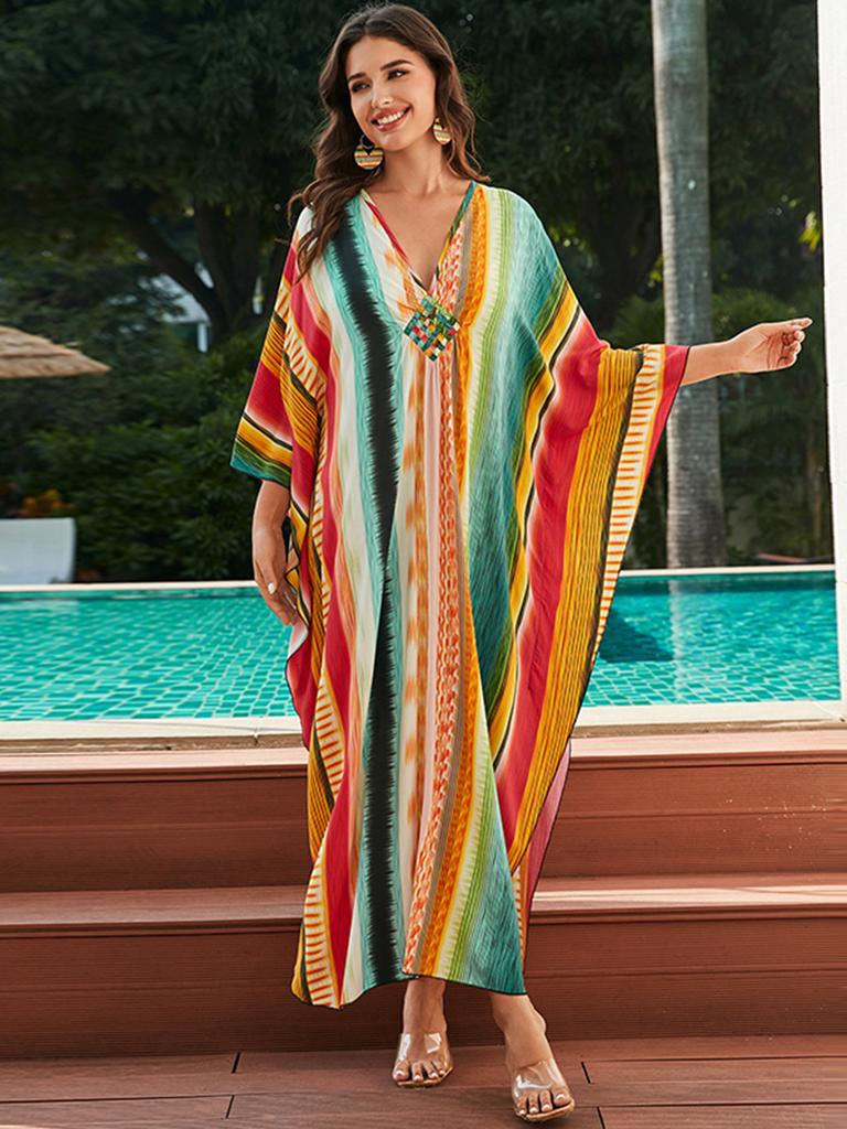 Women's Loose Beach Dress, Beach Cover Shirt