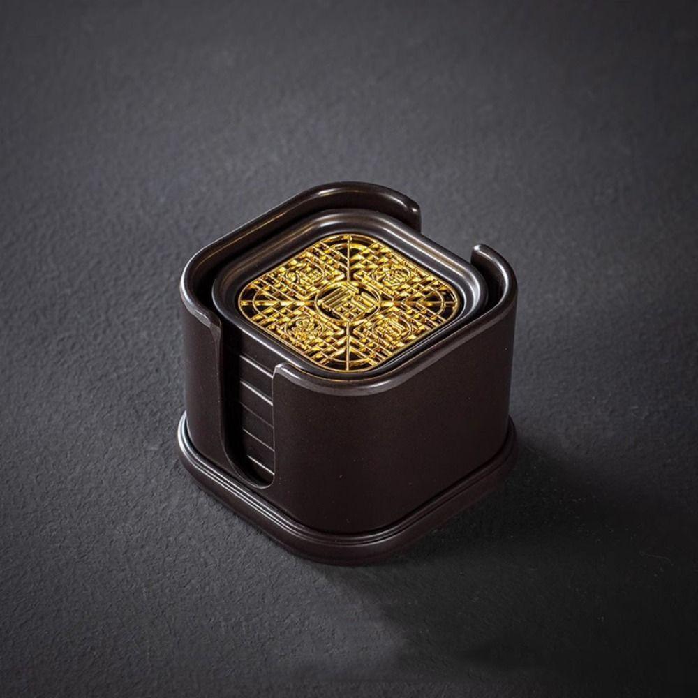 Plastic Kung Fu Tea Coaster Anti-scalding Tea Cup Holder Heat Insulation Mat Home Use
