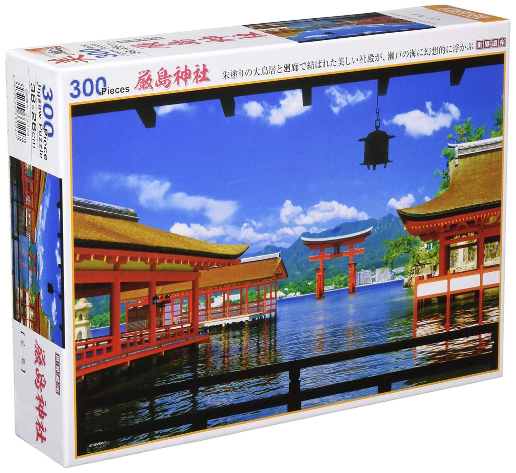 jigsaw World Heritage Site Itsukushima Shrine 300-piece puzzle (26x38cm)
