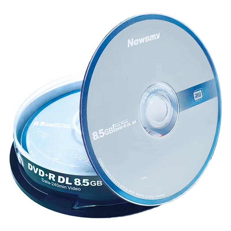 Newsmy DVD+R DL 8.5GB 8x Пустые записываемые диски (10-Pack)