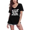 Women's T-Shirt Wish Me Luck - Positive Whishes Graphic Tee