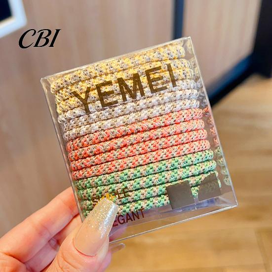 Durable Hair Band 10/14Pcs High Elasticity Ropes, Thick Rubber Bands, Super Grip Sports No Slip Ties, Breakage Accessories for Running Climbing
