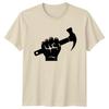 The Hand That Builds The World TShirt TradesUnisex Fathers Day