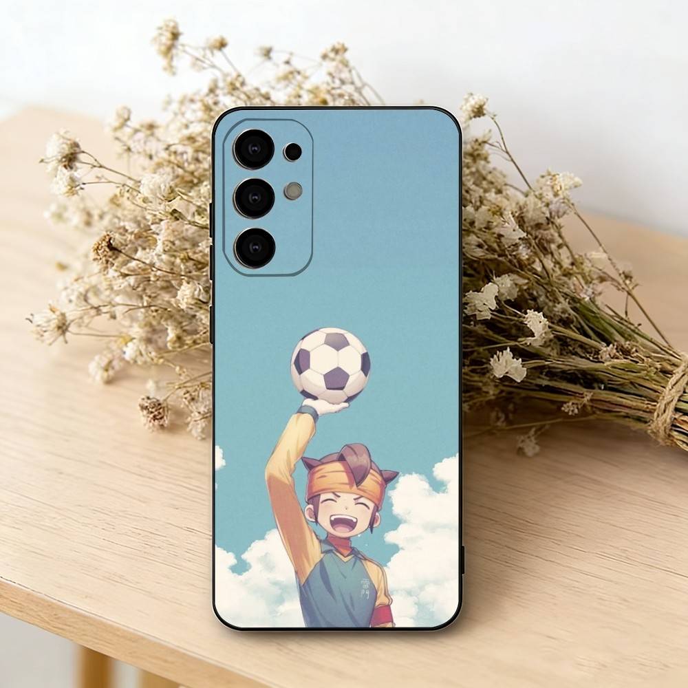 Чехол для телефона Inazumas Anime E-Eleven для Samsung S25, S24, S21, S22, S23, S30, Ultra, S20, Plus, Fe, Lite, Note, 10, Черный чехол