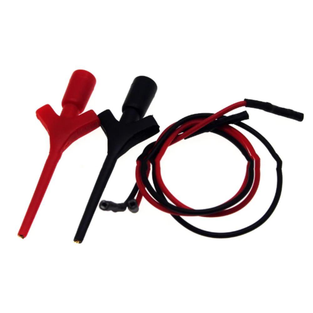 Mini Size IC Hook Test Clip Gold Plating Test Cable Lead Wire Kit Test Clip Electronics Testing