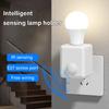 База светодиодной лампы E27 Вилка EU/US С датчиком движения PIR Радарная индукционная Патрон для лампы Адаптер-конвертер Регулируемый