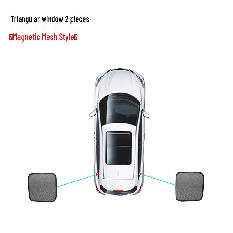 Солнцезащитная шторка на боковое окно автомобиля Buick Envision с магнитным креплением