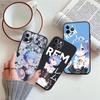 Чехол для телефона IK26 Emilia Ram Rem для Samsung Galaxy M06 M15 M16 M35 M55 M56 A36 A42 A50 A50S A51 A52 A32 A33 A05 A05S A06 A16 A20