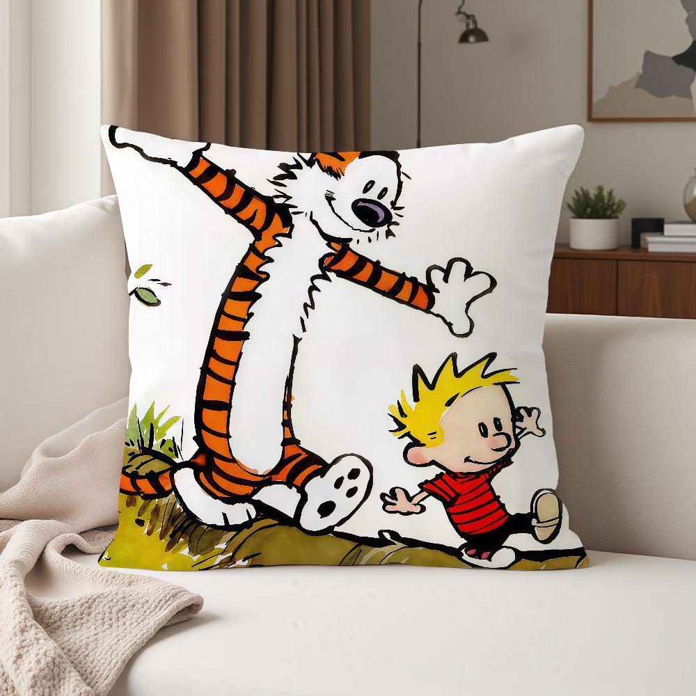 Fairy Tale Books C-Calvin And H-Hobbes Pillow Case Suitable For Bedrooms Living Rooms Cars Home Decoration