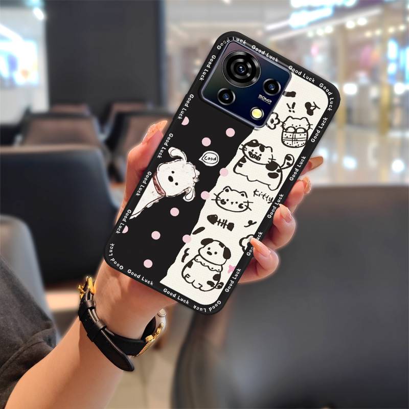 Прочный Милый Чехол для Телефона для ZTE Blade V50 Vita Мультяшный Модный Дизайн Граффити Ударопрочный Защитный Чехол для Телефона ТПУ