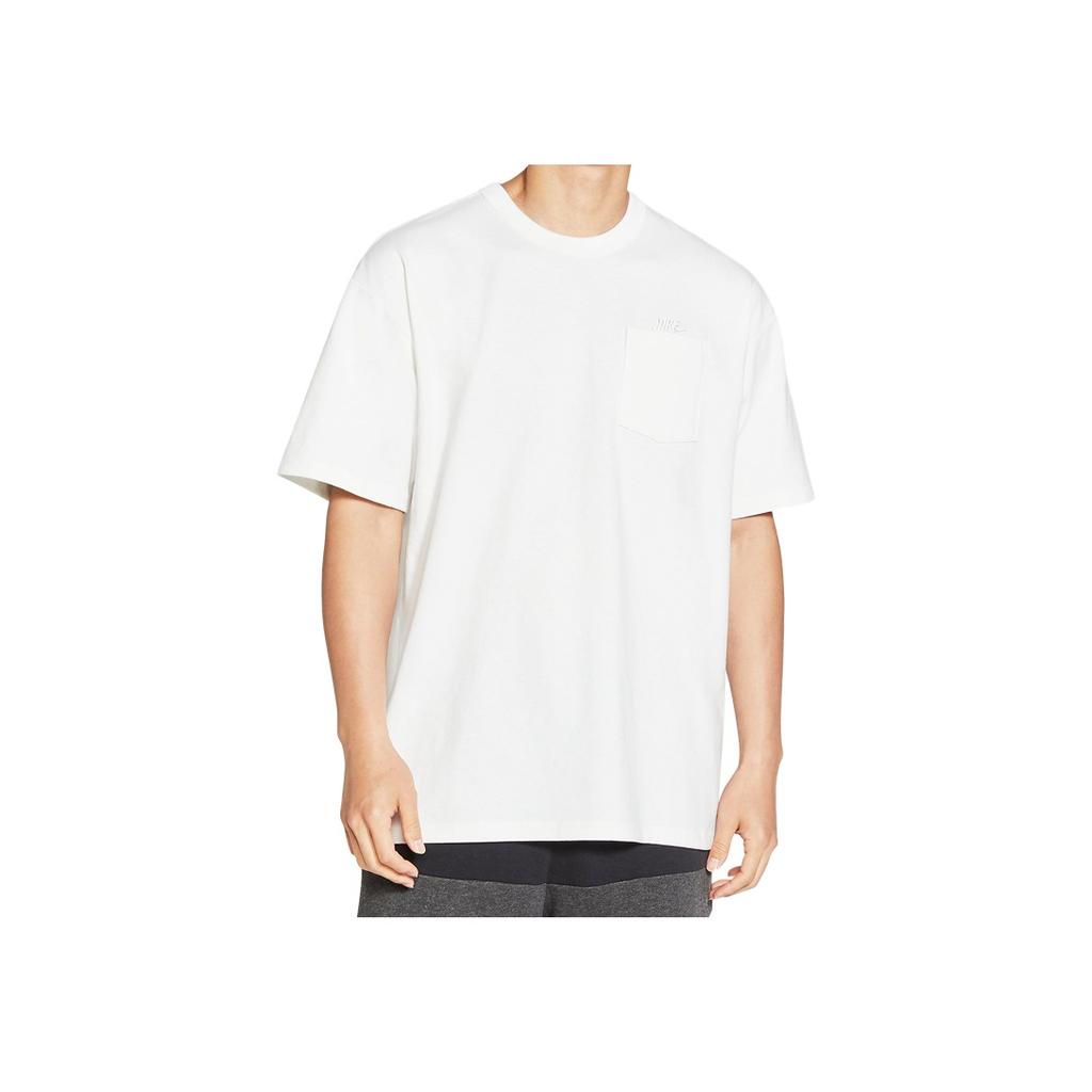 Nike Спортивная одежда Essential с вышитым логотипом и карманом, футболка с коротким рукавом, мужские топы, белые DB3250-100