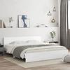 VidaXL Bed Frame with Headboard White 180x200 Cm 3207462