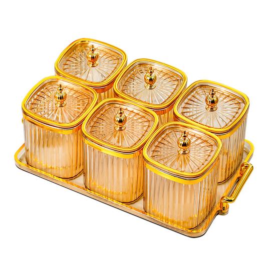 Банка для хранения приправ, контейнер для хранения продуктов, не содержит BPA, прозрачный дизайн, универсальная герметичная банка для специй с пылезащитной крышкой