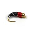 10pcs Copper Beadhead Nymph #14 Black Trout Buzzers Trout Lures Dry Fly Fishing Trout Flies