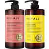 Medior RCP Anti-Lose Scalp Cleansing Hair Loss Relief Shampoo Healing Bouquet 800ml + Woody Fragrance 800ml, 1 Set