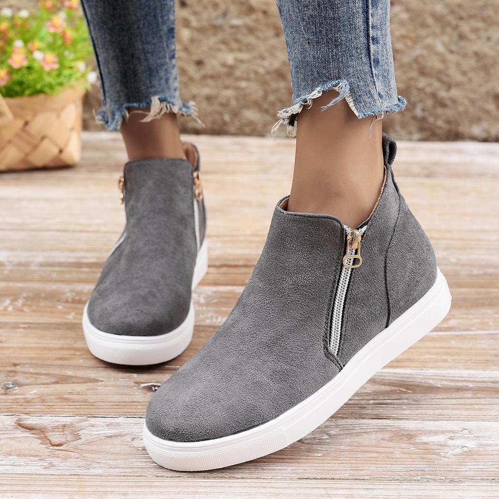 Женские кроссовки весна и осень новые повседневные лоферы туфли с круглым носком удобные с плоской подошвой модные женские кроссовки