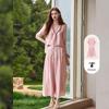 Женский легкий брючный костюм из двух предметов в французском стиле