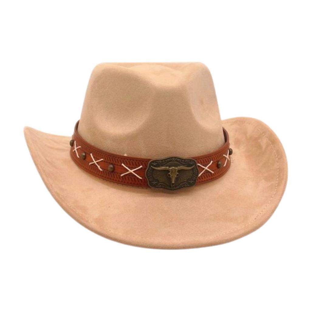 Newwestern Cowboy Hat Resort Style Performance Stage Jazz Hat Men And Women Niche Ethnic Style Top Hat