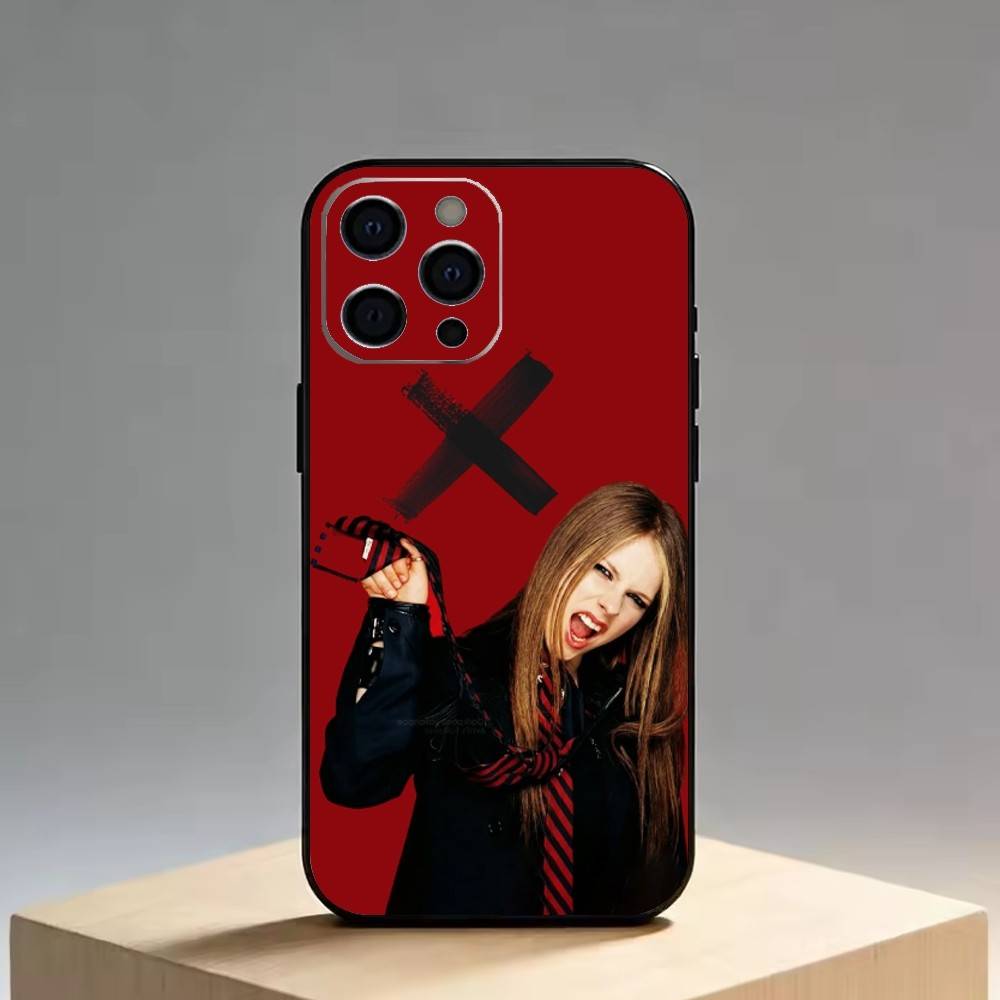 A-A-Avril Чехол для телефона Силиконовый Мягкий Для IPhone 17 16 15 14 13 12 11 X XR Plus Pro Max Plus
