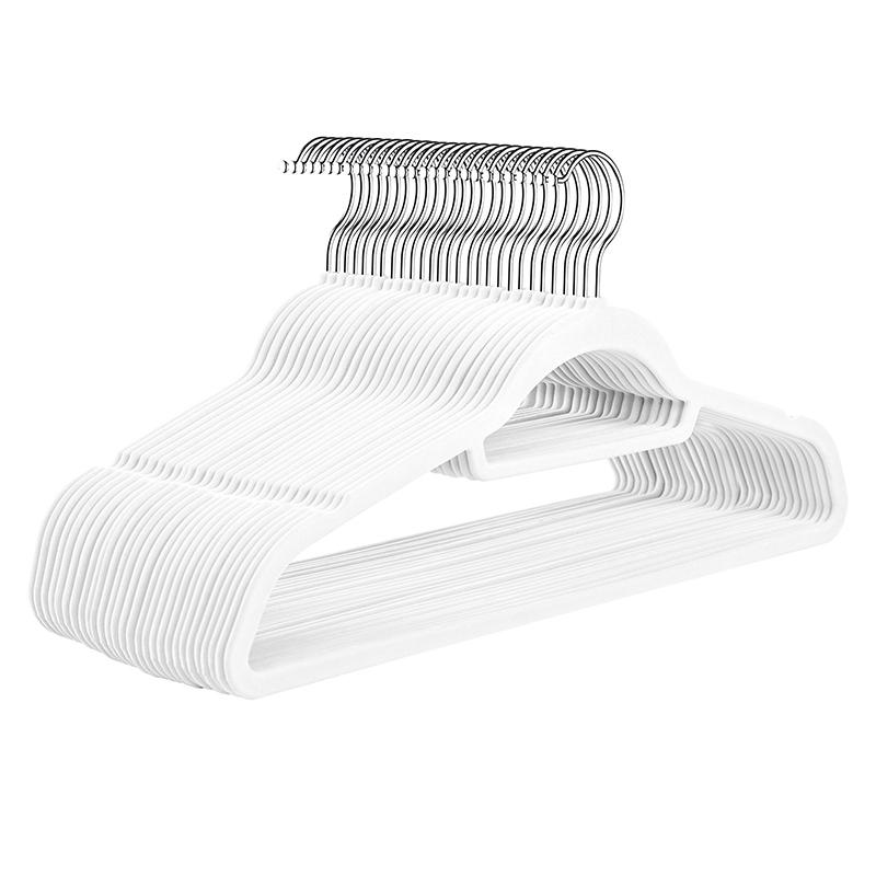 Сверхпрочная нескользящая вельветовая вешалка для одежды Вешалки для одежды Вешалки для хранения брюк Стойка для хранения одежды Вешалка для одежды