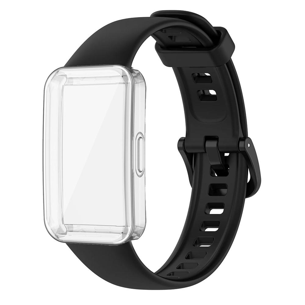 Мягкий чехол+Силиконовый ремешок Для Huawei Band 10 9 8 Аксессуары для ремешка Замена Браслет Наручный ремешок correa Huawei band 10 9 8