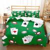 Пододеяльник с игральными картами размера кинг, квин для мальчиков, девочек, детей, пар, влюбленных, постельное белье, пододеяльник из микрофибры с наволочкой