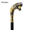 Роскошная трость с золотой, черной ручкой дракона, модная элегантная трость для вечеринки, декоративная ручка для трости для косплея, ручка Crosier 90 см